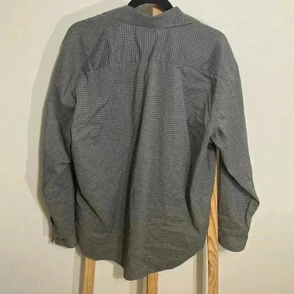 Van Heusen Men’s Button Down collared Dress Shirt Stain Shield Regular Fit Stret - Picture 2 of 6